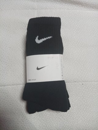 Pack 3 Pares de Calcetines Nike Negros