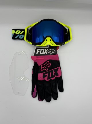 Gafas 100% y Guantes Fox Nuevos 156