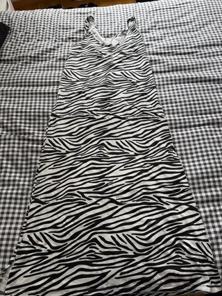 Vestido Largo Estampado Animal Print