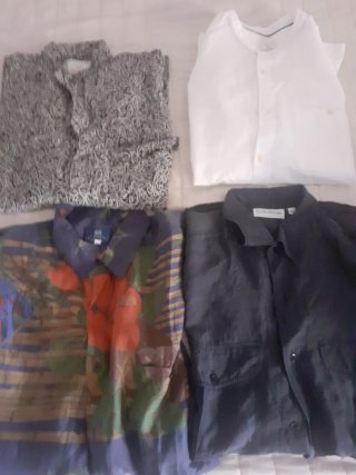 Set di 4 camicie da uomo