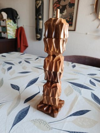 Huevera Decorativa de Madera Oliv-arte