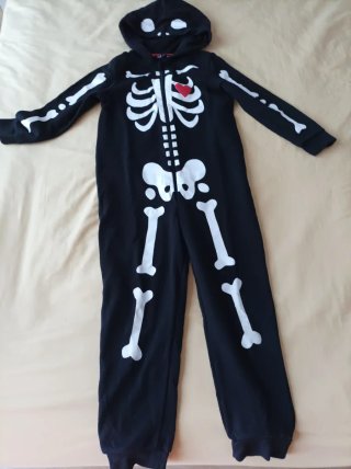 Mono de Esqueleto para Halloween