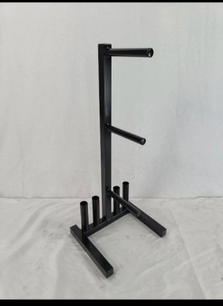 Soporte para Discos y Barras de Pesas