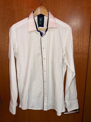 Camisa Jack & Jones Blanca Estampada Talla M
