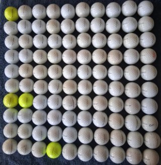 Lote de 100 Bolas de Golf Titleist