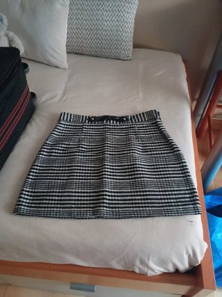 Falda corta estampada