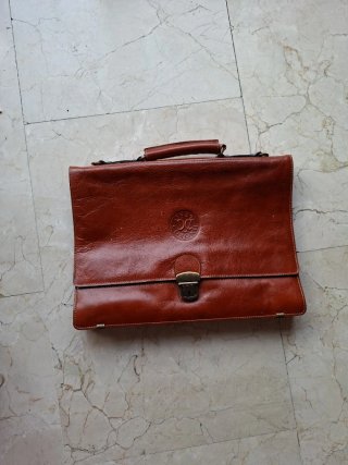 Cartera de Piel Marrón