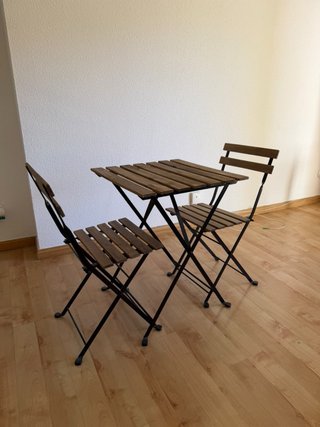 Set Mesa y 2 Sillas Terraza Ikea