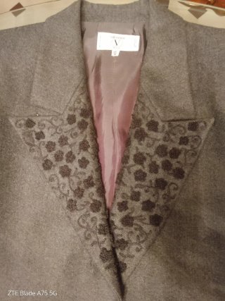 Chaqueta Valentino Gris Talla 44