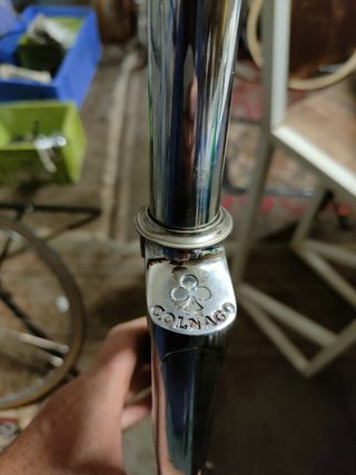 Horquilla Cromada Colnago