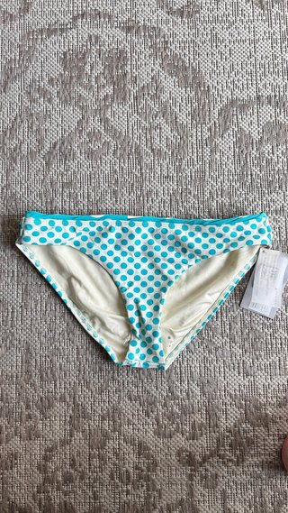Braga bikini Touche lunares azul turquesa talla M