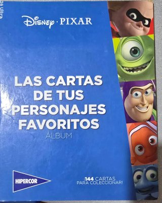 Álbum de Cromos Disney Pixar Hipercor[solo cromos]