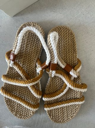 Sandalias Planas de Cuerda