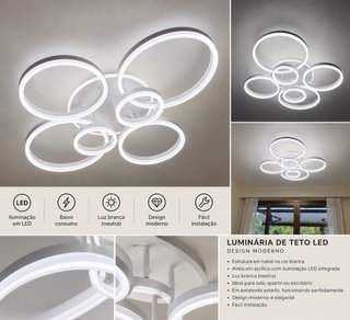 Lámpara de Techo LED Moderna