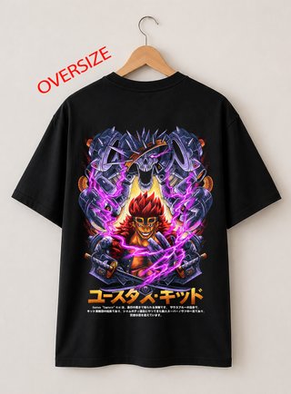 Camiseta Oversize Eustass "Captain" Kid One Hombre