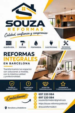 Souza Reformas – Albañilería, pintura y reformas