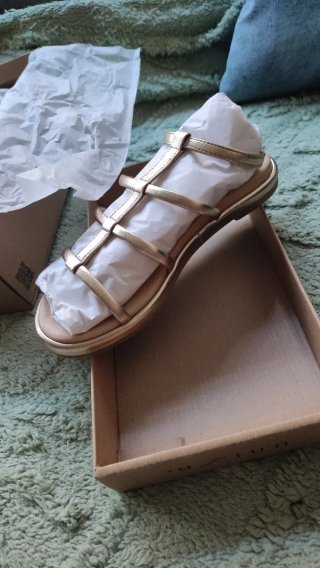 Sandalias Doradas Talla 36