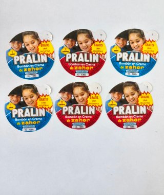 CROMOS PRALIN BOMBONES DE ZAHOR 1985