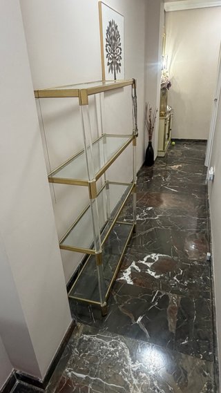 Estantería de Cristal y Metal