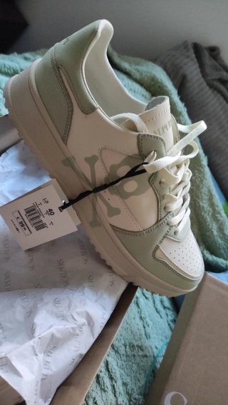 Bambas Scalpers Beige y Verde Talla 40