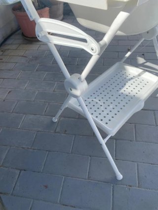 Cambiador de Bebé Plegable Blanco