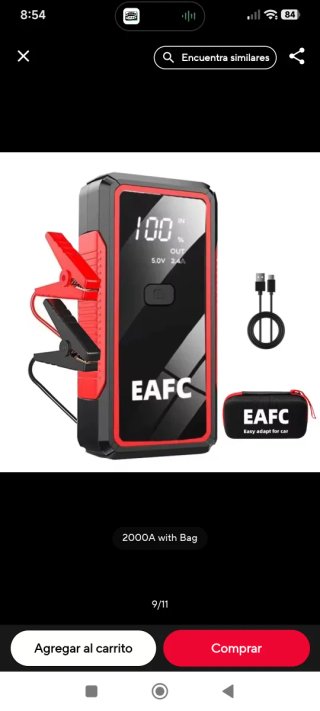 Arrancador de Coche EAFC 2000A