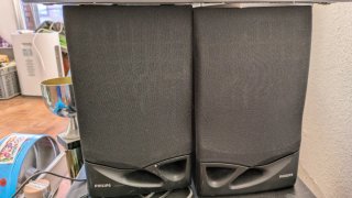 Altavoces Philips Negros