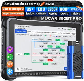 MUCAR 892BT PRO Escáner OBD2con Mapeo de Topología