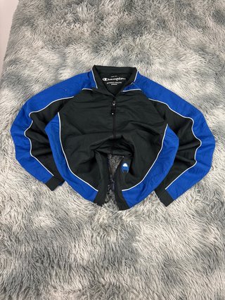 Giacca a vento Champion blu e nera