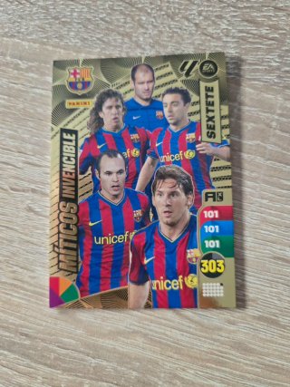 Cromo Panini Míticos Invencible FC Barcelona