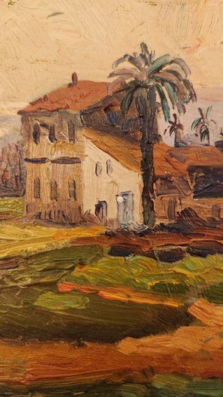 Cuadro óleo Paisaje Huerta de Nazaret