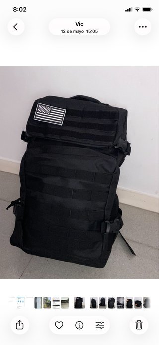 Mochila Táctica 40L Negra