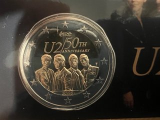 Coincard Irlanda U2 50th Anniversary 2026