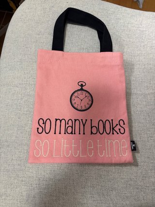 Mini bolsa de lona rosa Moses