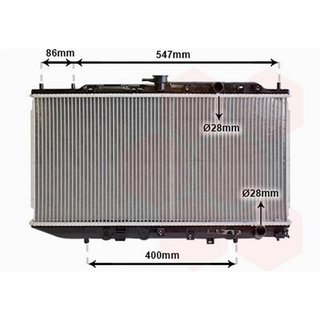 Radiador para Honda CIVIC 1992