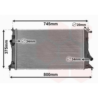 Radiador para Mazda 6 2002