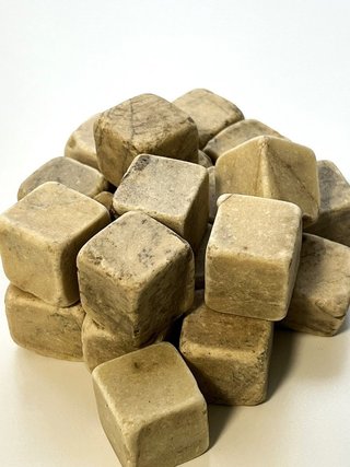 Piedras Cuadradas Pequeñas Decorativas BEIGE 5kg