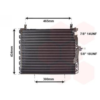 Condensador Mercedes Clase E (W124, A124, C124, para Mercedes-Benz E W124 1985