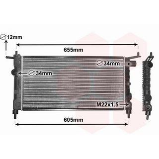 Radiador para Opel CORSA C 2000