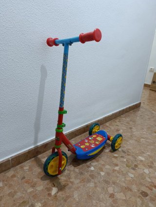 Patinete Infantil 3 Ruedas Super Mario