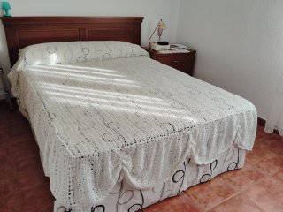 Colcha de Ganchillo Blanca