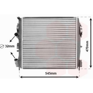Radiador para Renault KANGOO 2003