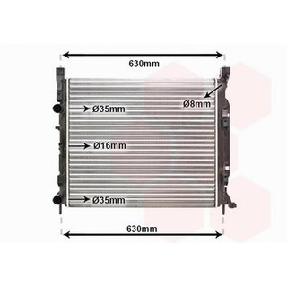 Radiador para Renault KANGOO 2008