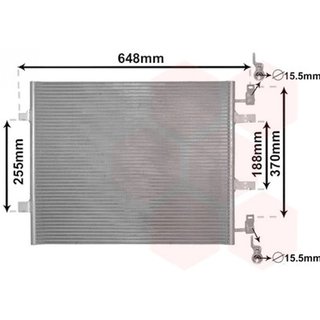 Condensador de aire acondicionado para Nissan PRIMASTAR 2006, Opel VIVARO A 2006 y Renault TRAFIC II 2006
