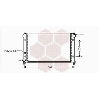 Radiador para Seat IBIZA II 1993
