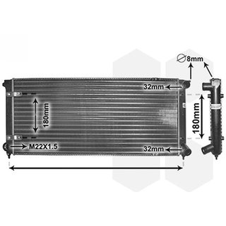 Radiador para Volkswagen GOLF IV 1997