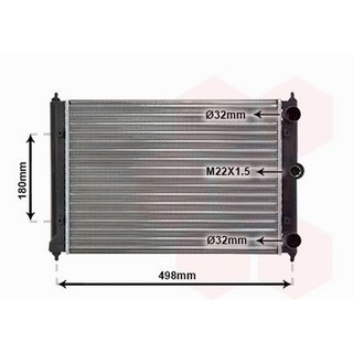 Radiador para Volkswagen POLO 1999