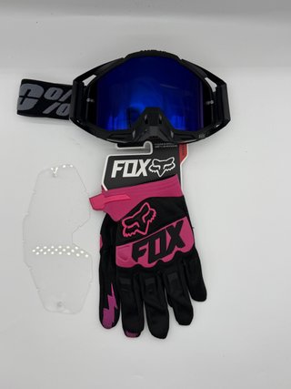 Gafas 100% y Guantes Fox Nuevos 159
