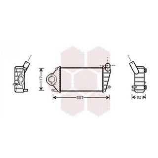 Intercooler para Seat AROSA 1997 y Volkswagen POLO 1999