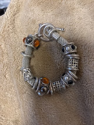 Pulsera Italiana con Abalorios
